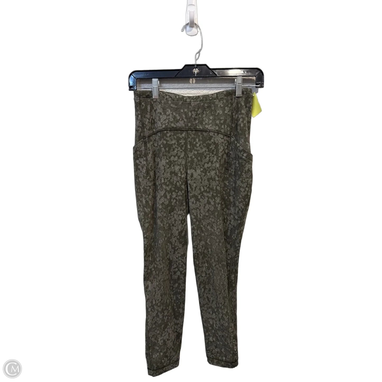 Athletic Leggings By Lululemon In Green, Size: S