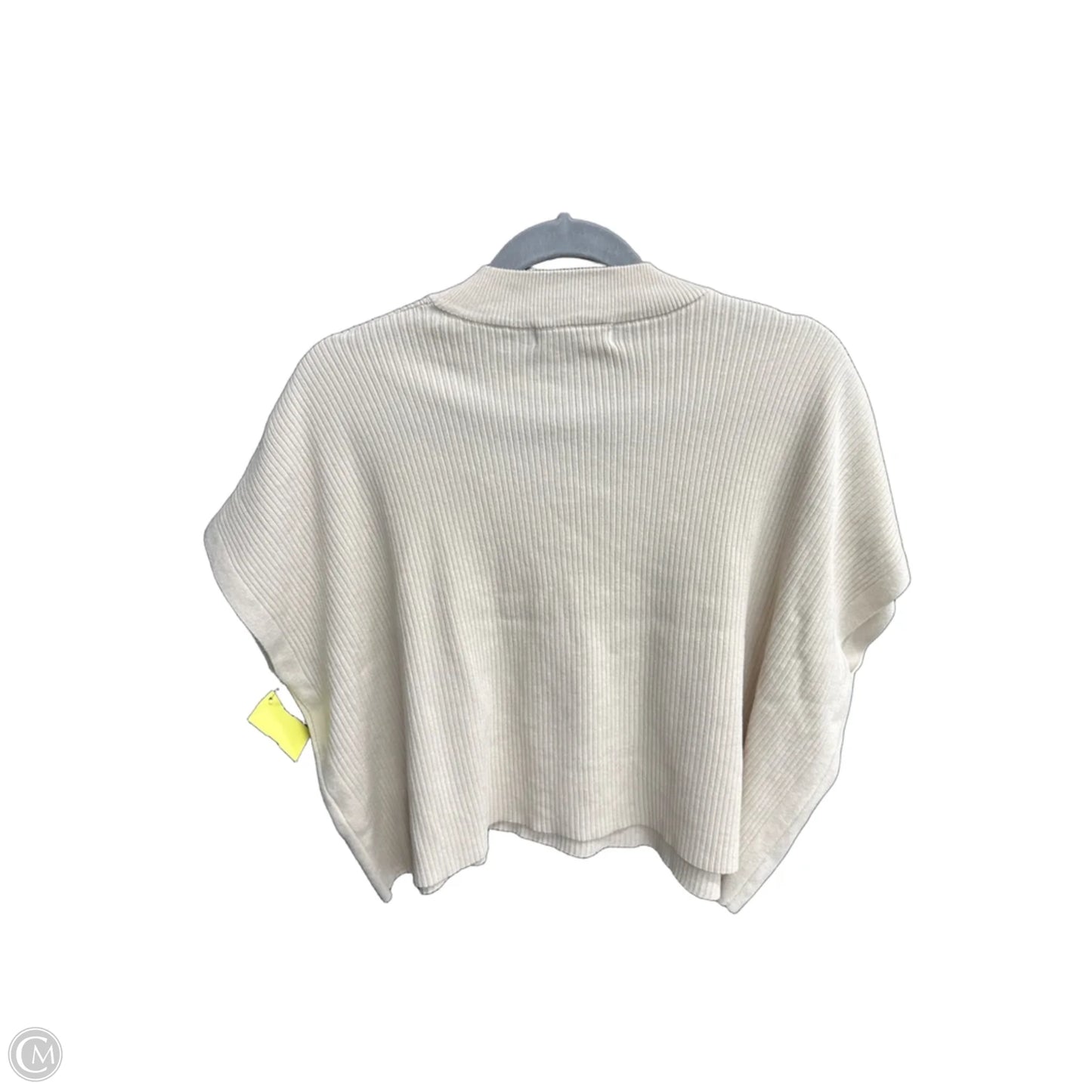 Sweater Short Sleeve By Zenana In Cream, Size: S