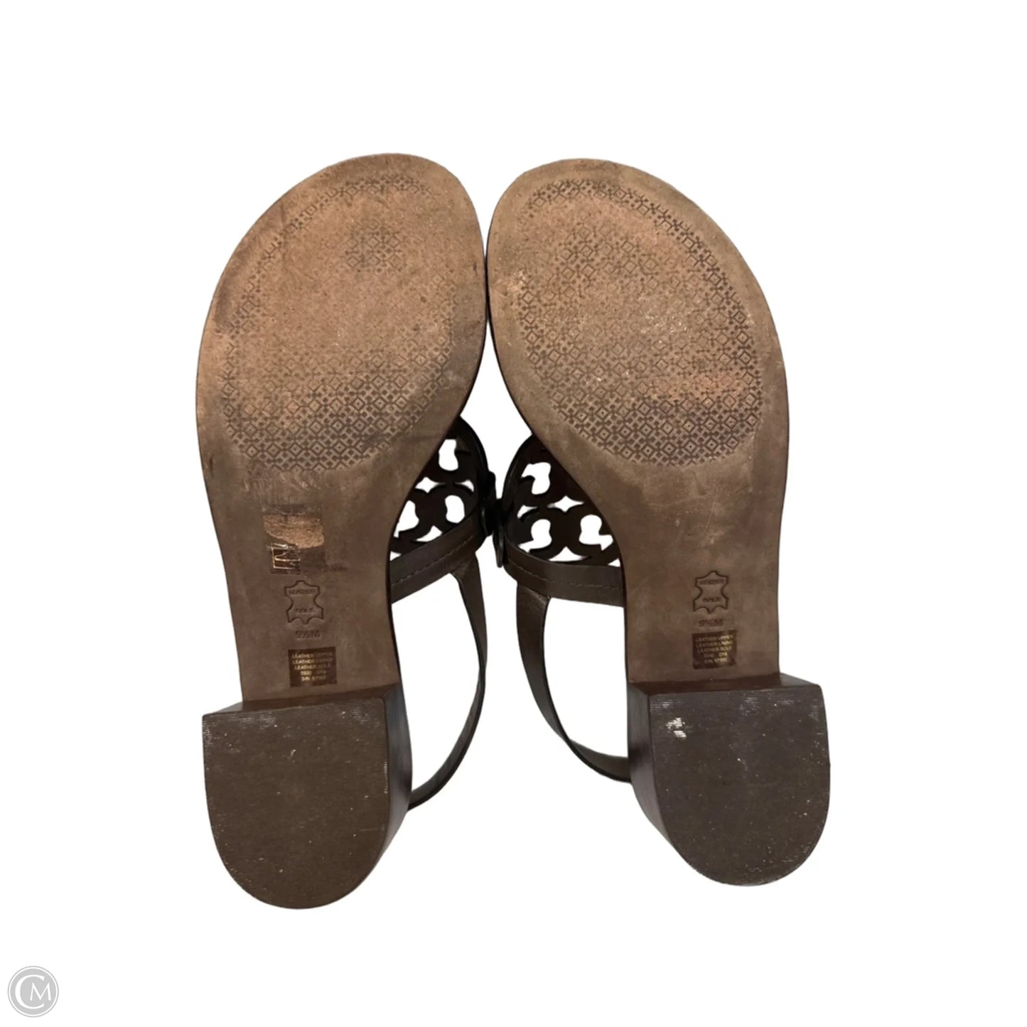 Sandals Designer By Tory Burch In Brown, Size: 9.5