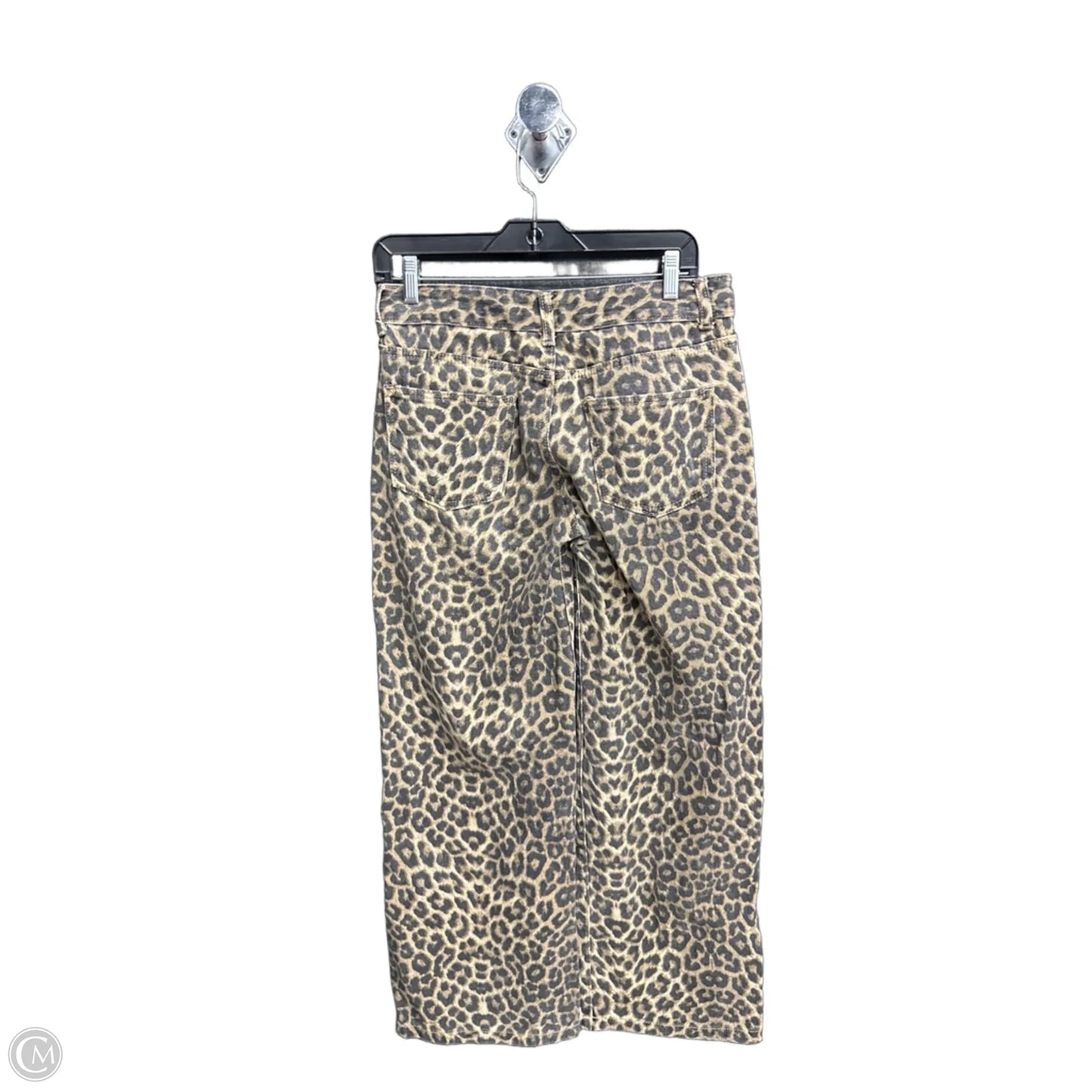 Jeans Wide Leg By Clothes Mentor In Animal Print, Size: 4