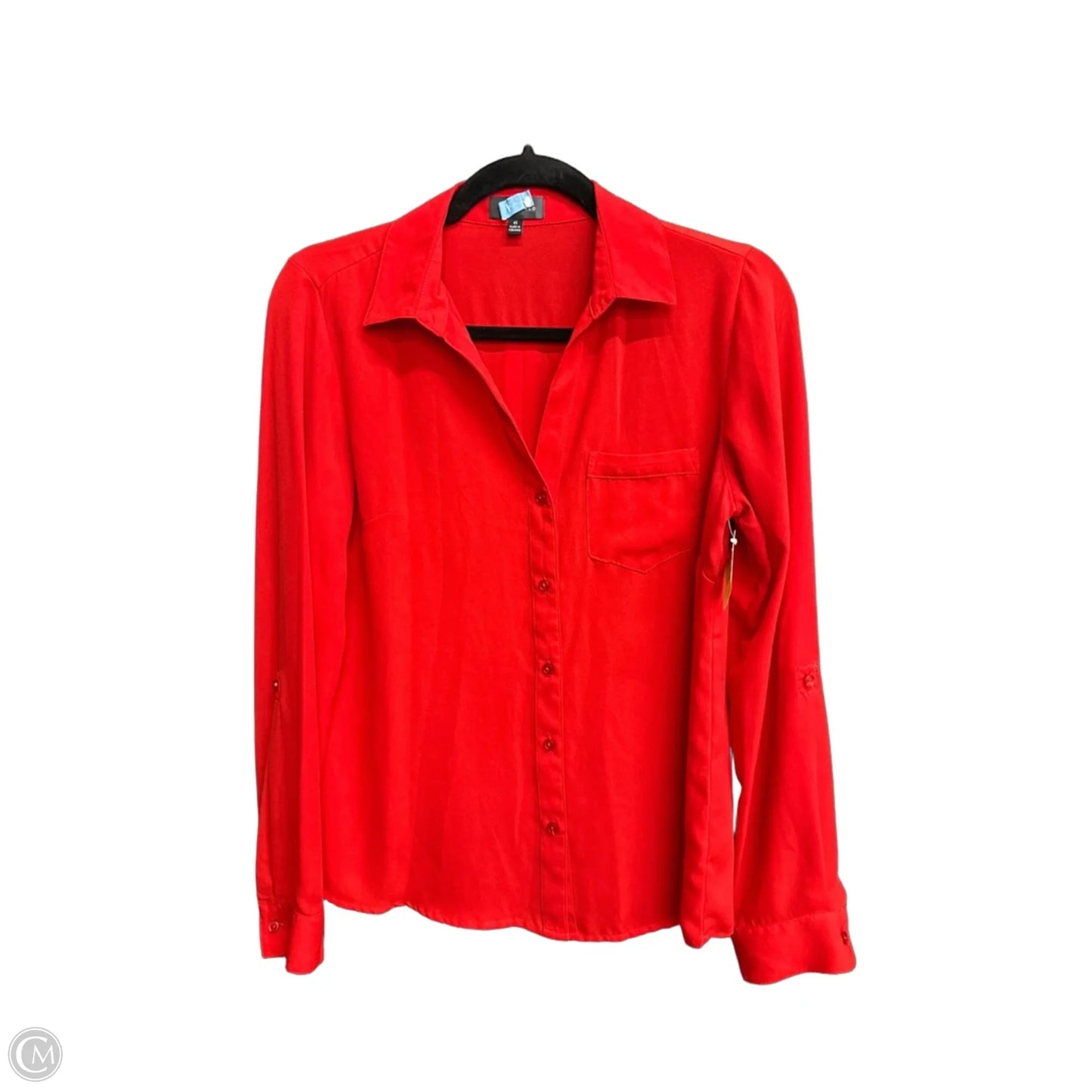 Top Long Sleeve By Clothes Mentor In Red, Size: Xs