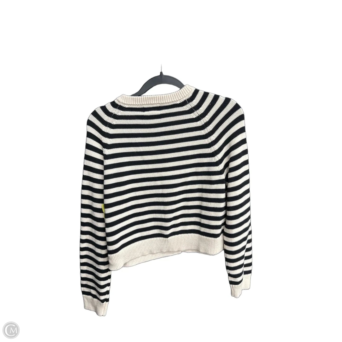 Sweater Cardigan By Universal Thread In Striped Pattern, Size: S