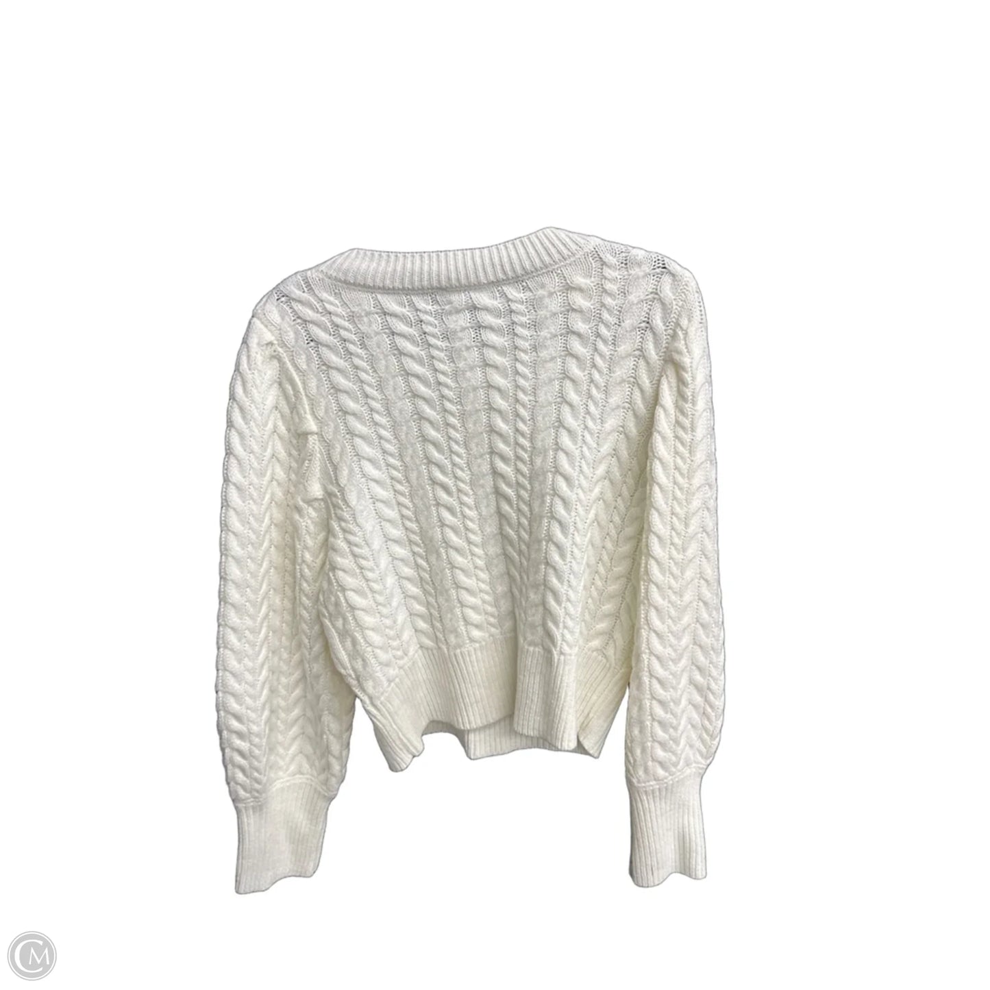 Sweater By Sugar Lips In White, Size: M