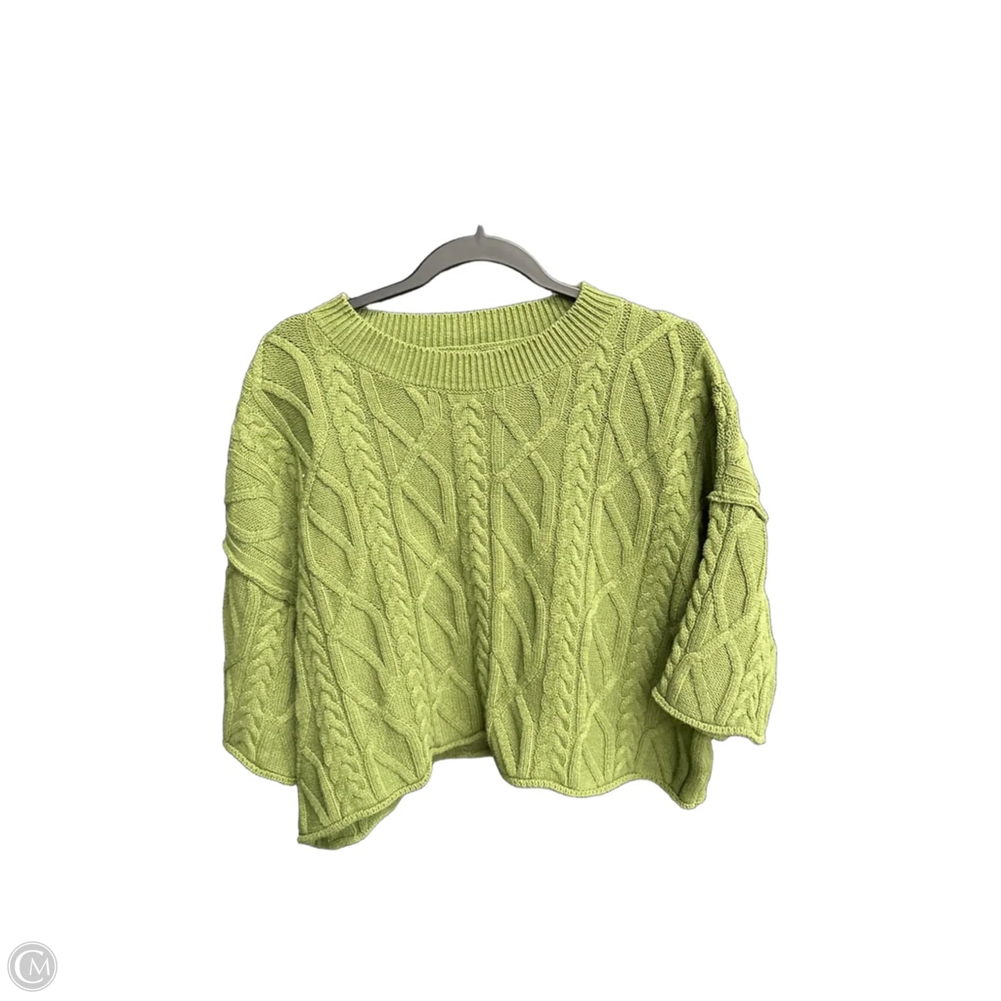 Sweater Short Sleeve By Entro In Green, Size: S