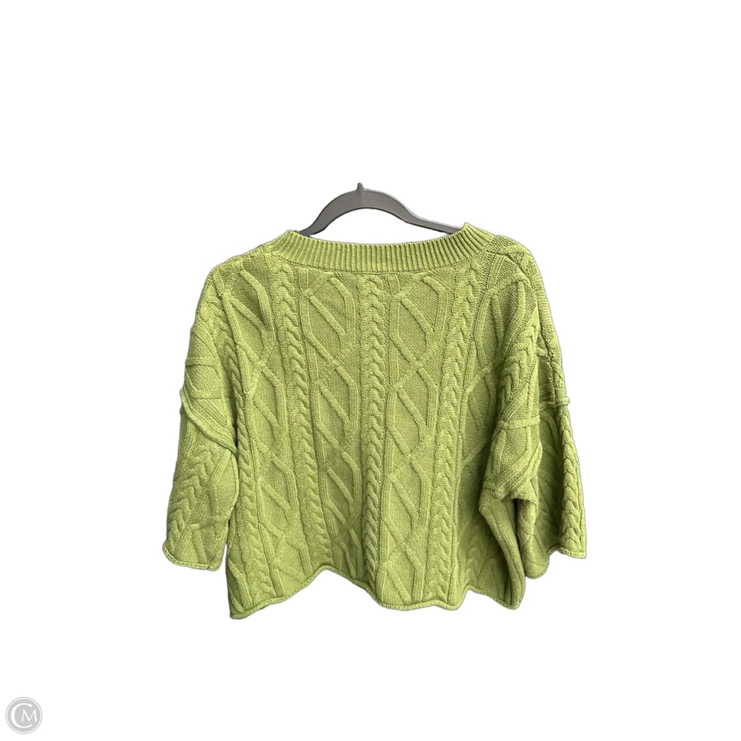 Sweater Short Sleeve By Entro In Green, Size: S