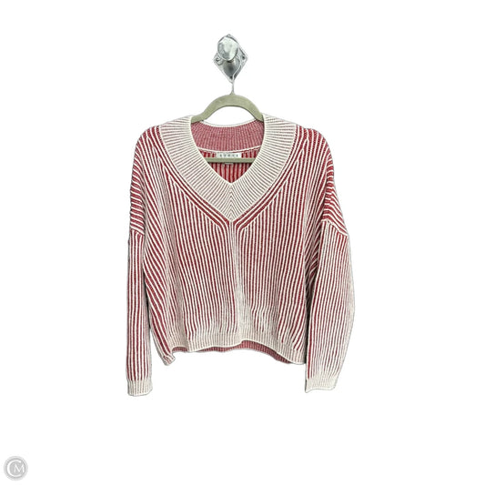 Sweater By Hyfve In Red & White, Size: S