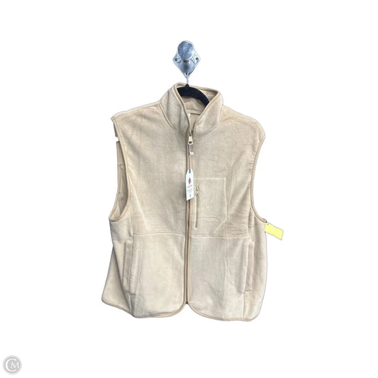 Vest Fleece By Laslulu In Brown, Size: S