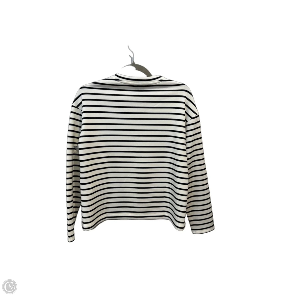 Top Long Sleeve By Spanx In Striped Pattern, Size: S