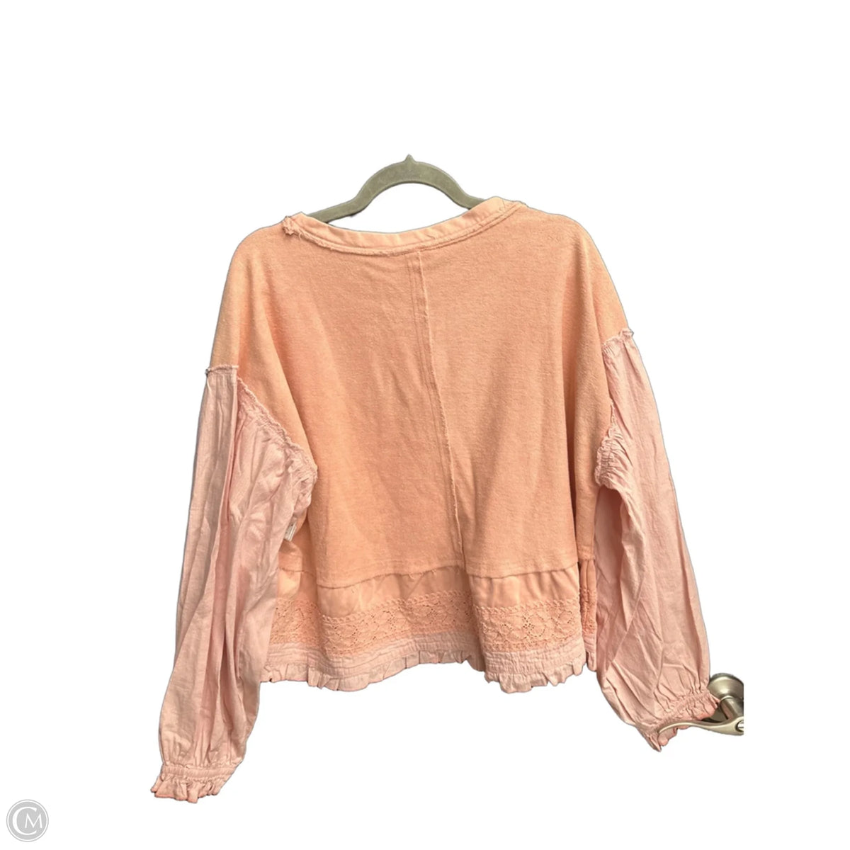 Top Long Sleeve By Eesome In Pink, Size: L