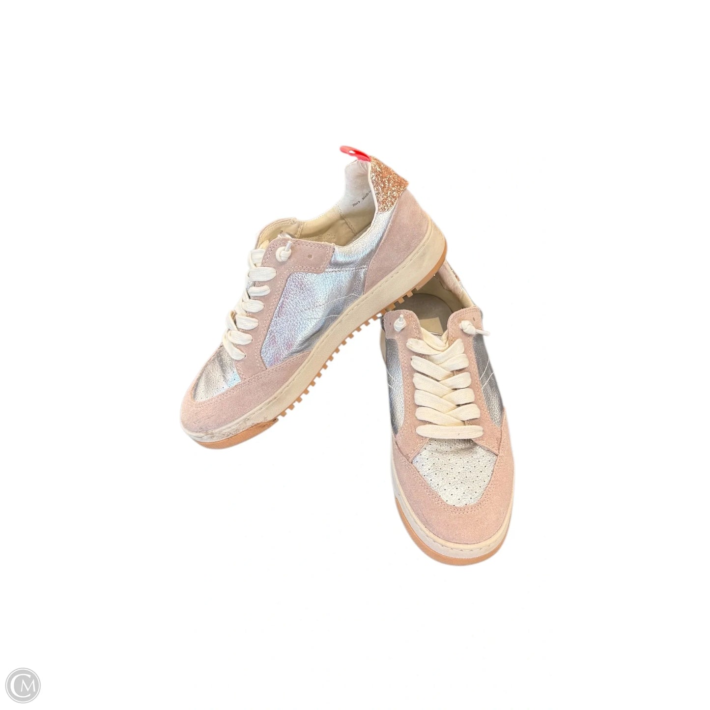 Shoes Sneakers By Dolce Vita In Pink & Silver, Size: 9