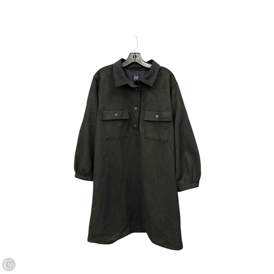 Dress Casual Midi By Gap In Black, Size: Xxl