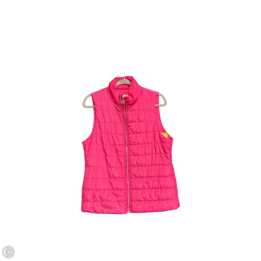 Vest Designer By Michael Kors In Pink, Size: M