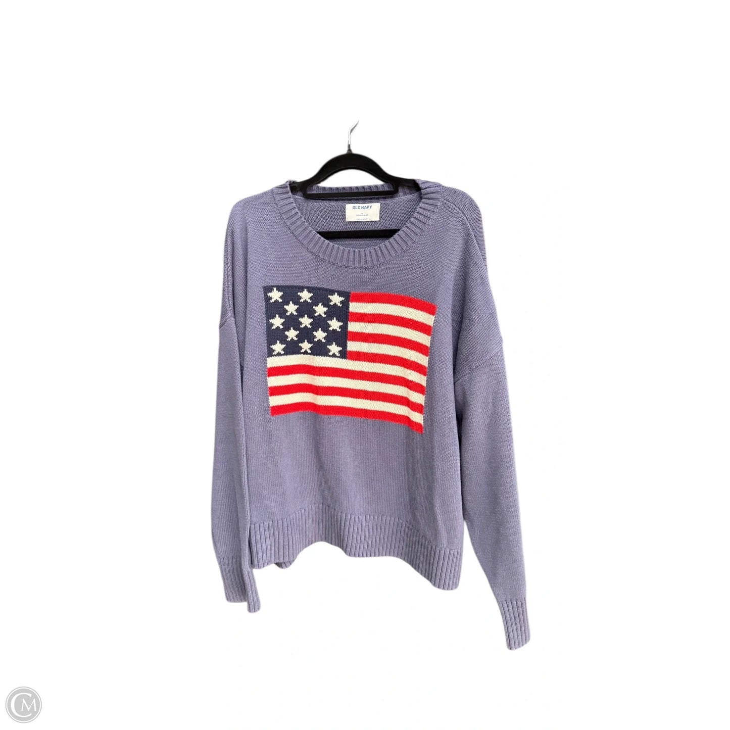 Sweater By Old Navy In Blue & Red & White, Size: XL