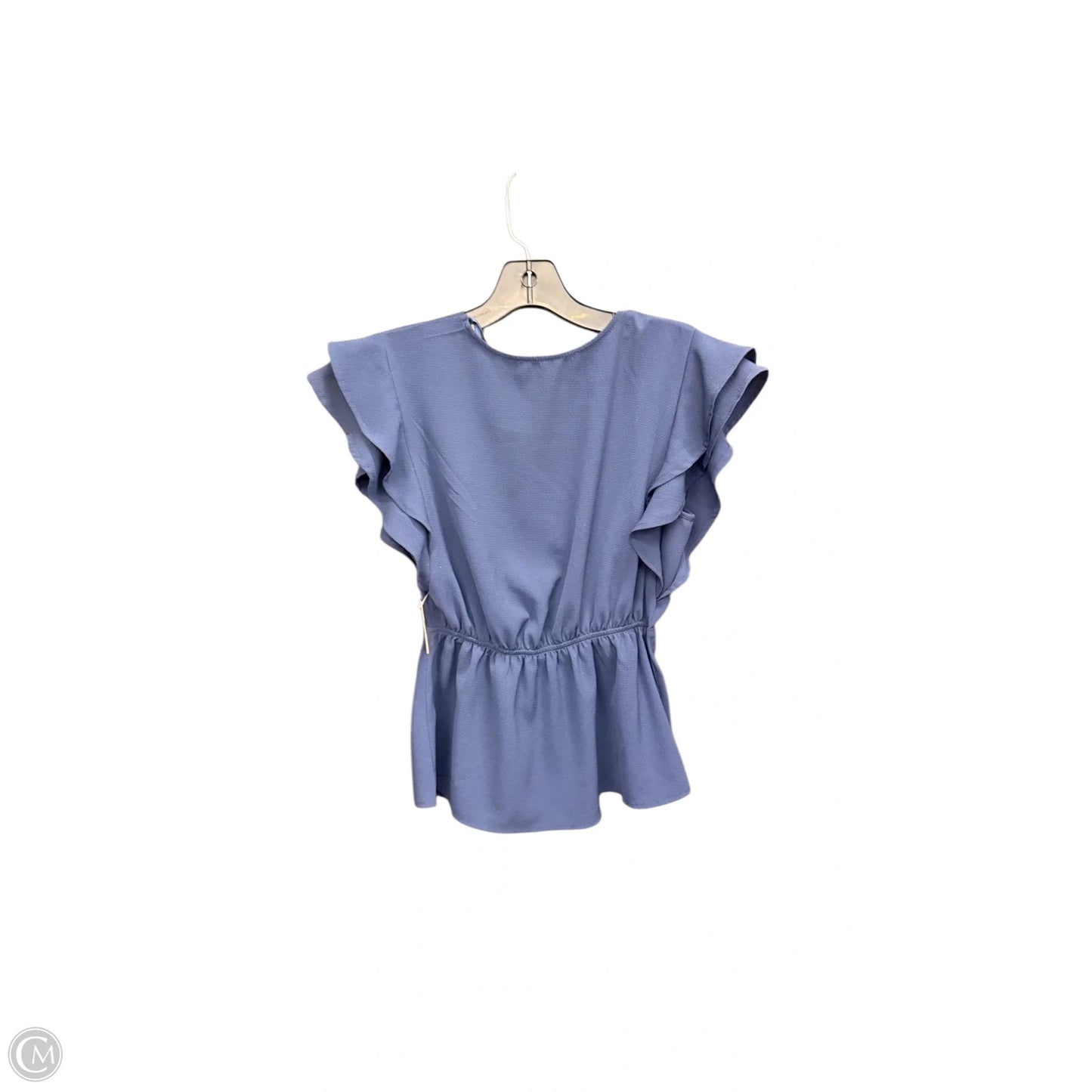 Top Short Sleeve By Monteau In Navy, Size: S