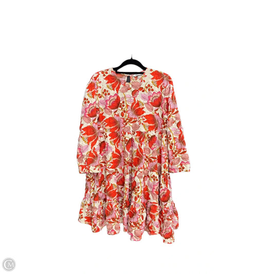 Dress Casual Short By Zara In Floral Print, Size: Xs