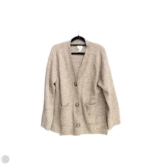 Sweater Cardigan By H&m In Brown, Size: Xs