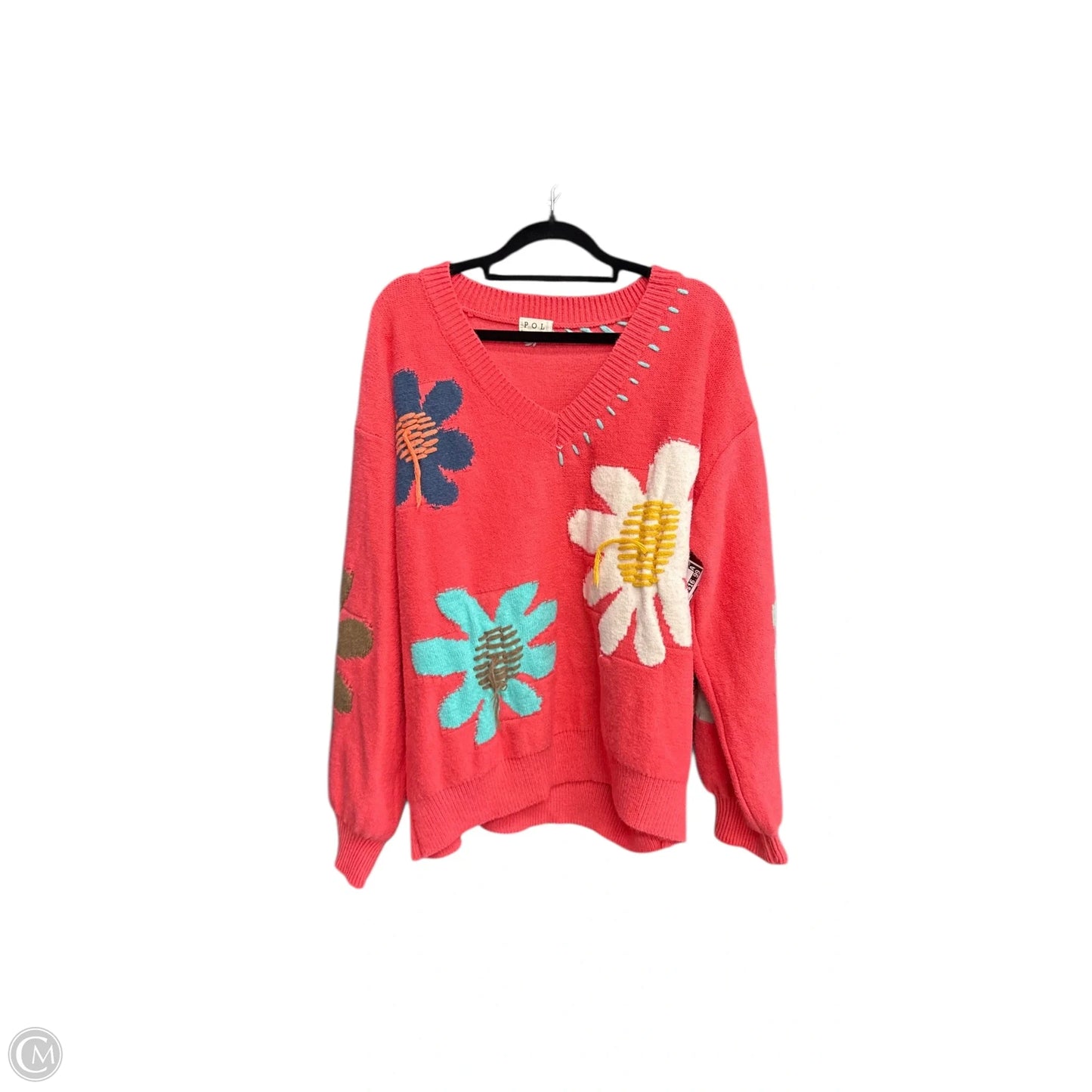 Sweater By Pol In Pink, Size: M