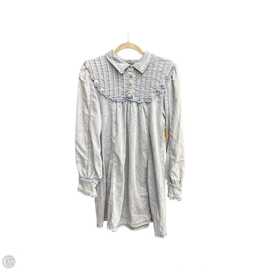 Dress Casual Short By Fate In Blue Denim, Size: S