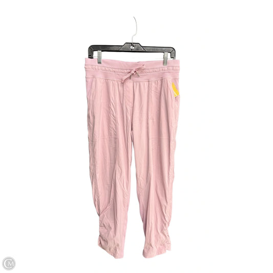 Athletic Pants By Lululemon In Pink, Size: 8