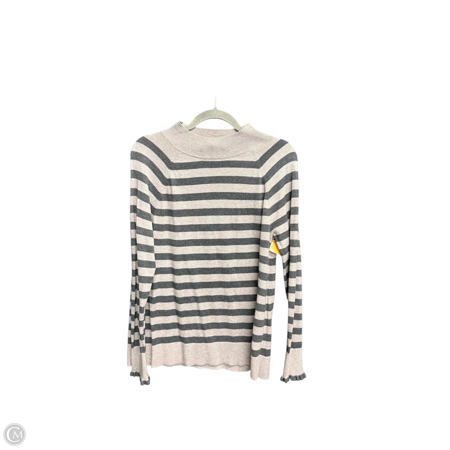Sweater By Loft In Striped Pattern, Size: M