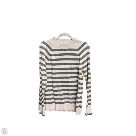Sweater By Loft In Striped Pattern, Size: M