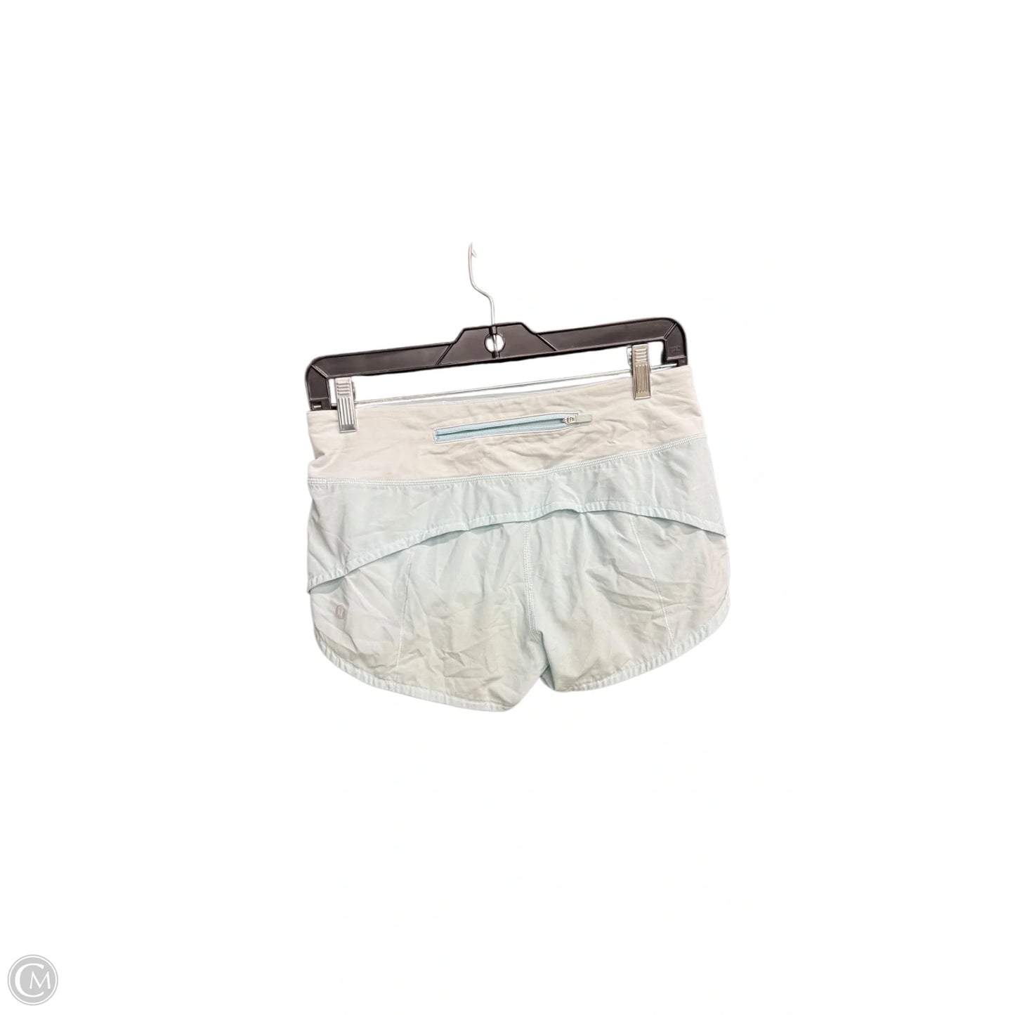 Athletic Shorts By Lululemon In Aqua, Size: 4