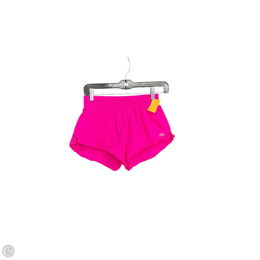 Athletic Shorts By Alo In Pink, Size: Xxs
