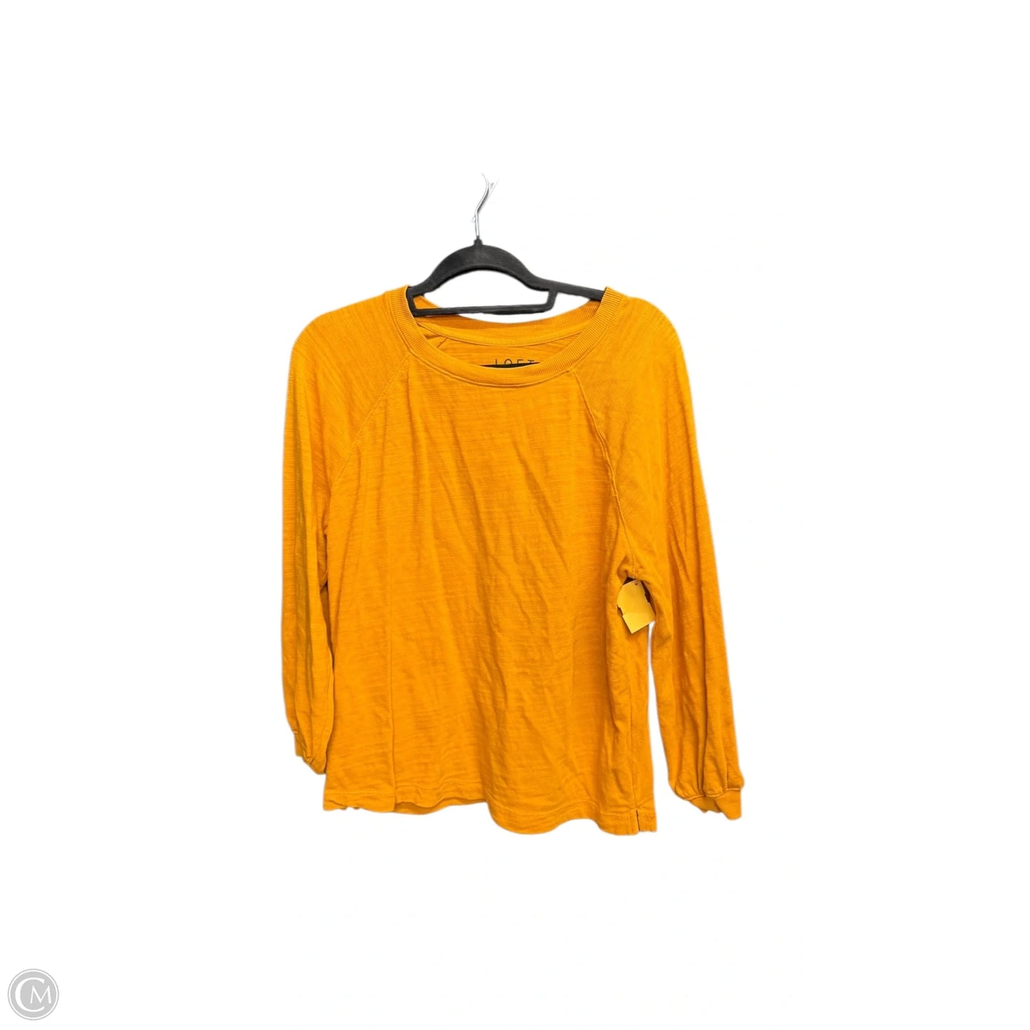Top Long Sleeve By Loft In Yellow, Size: M