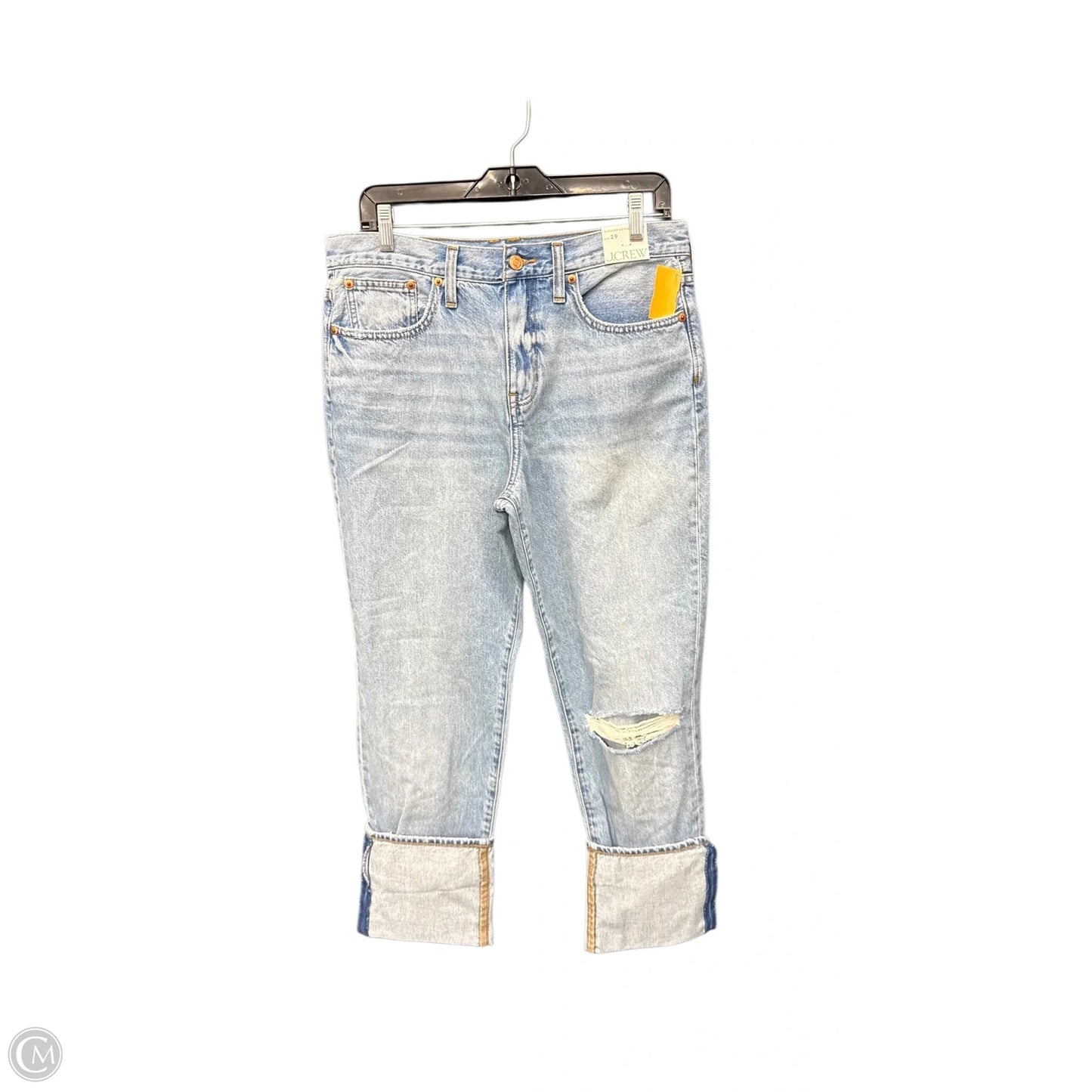 Jeans Straight By J. Crew In Blue Denim, Size: 6