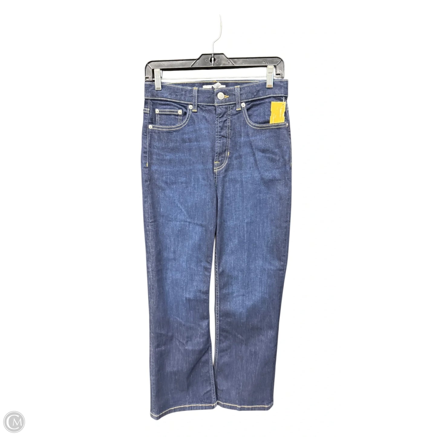 Jeans Straight By Spanx In Blue Denim, Size: 10