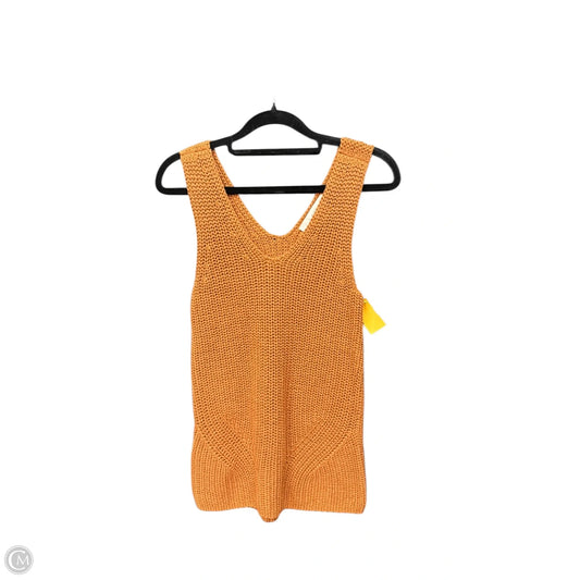 Top Sleeveless By Loft In Orange, Size: Xs