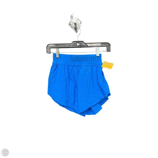 Athletic Shorts By Lululemon In Blue, Size: 2