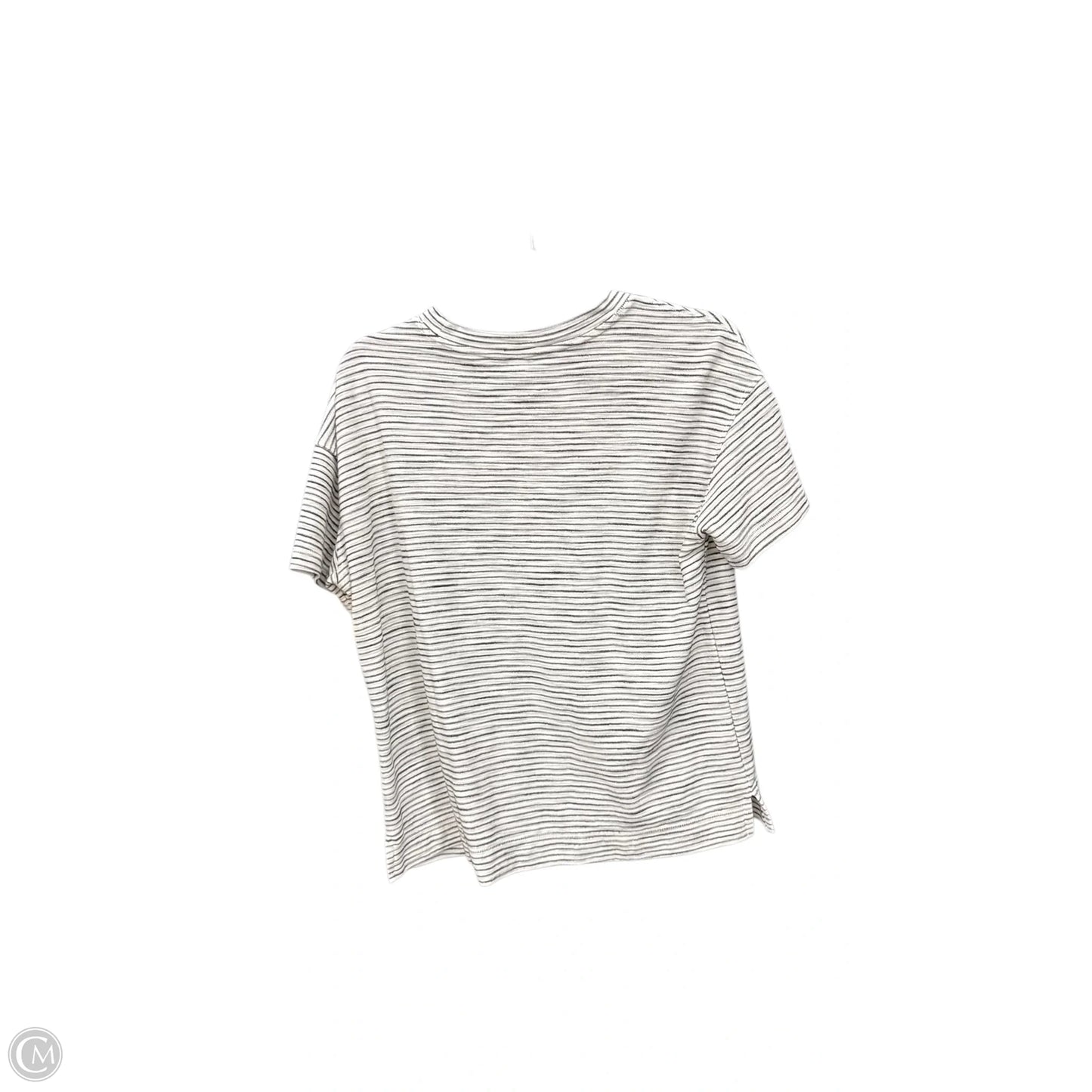 Top Short Sleeve By Old Navy In Black & White, Size: S