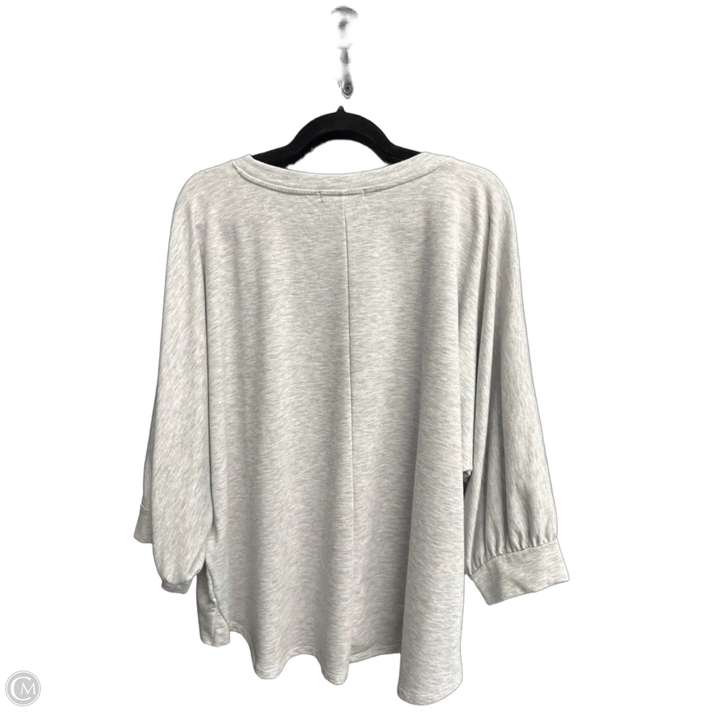 Top Long Sleeve By Banana Republic In Grey, Size: Xxl