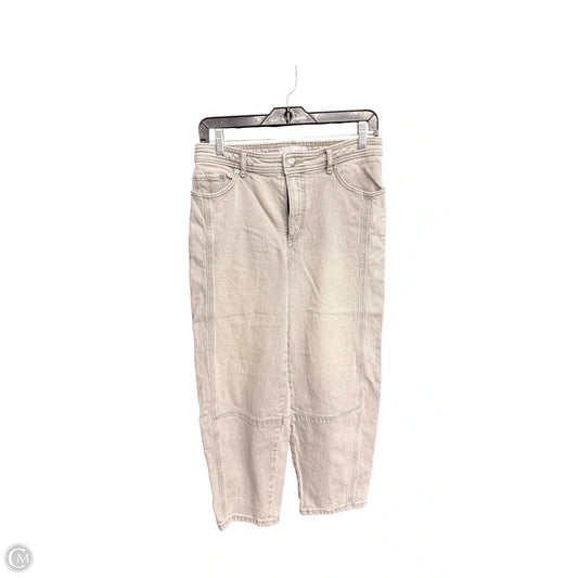Jeans Wide Leg By Loft In Grey, Size: 2