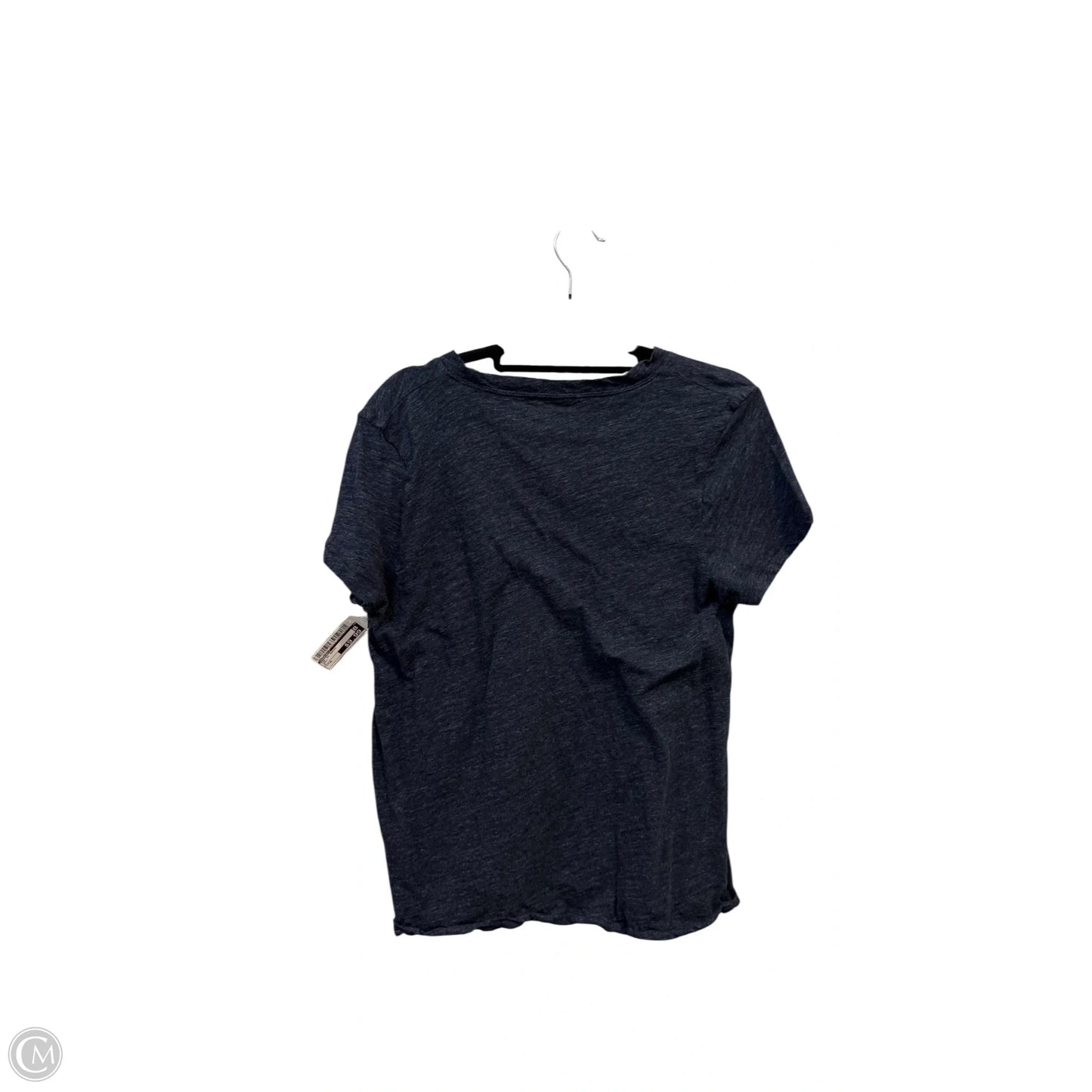 Top Short Sleeve Basic By Madewell In Grey, Size: M