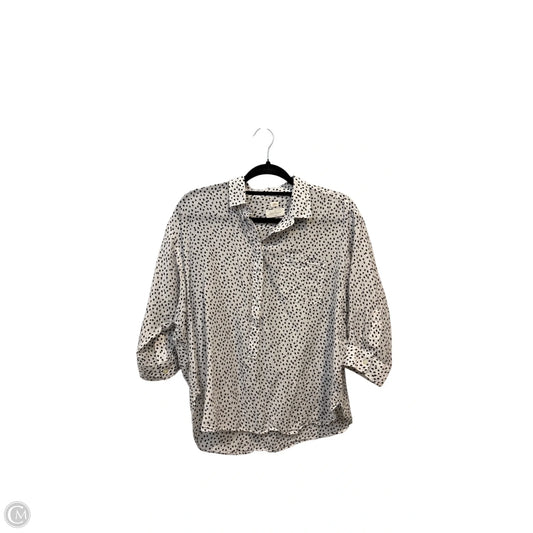 Top Long Sleeve By Loft In Animal Print, Size: M