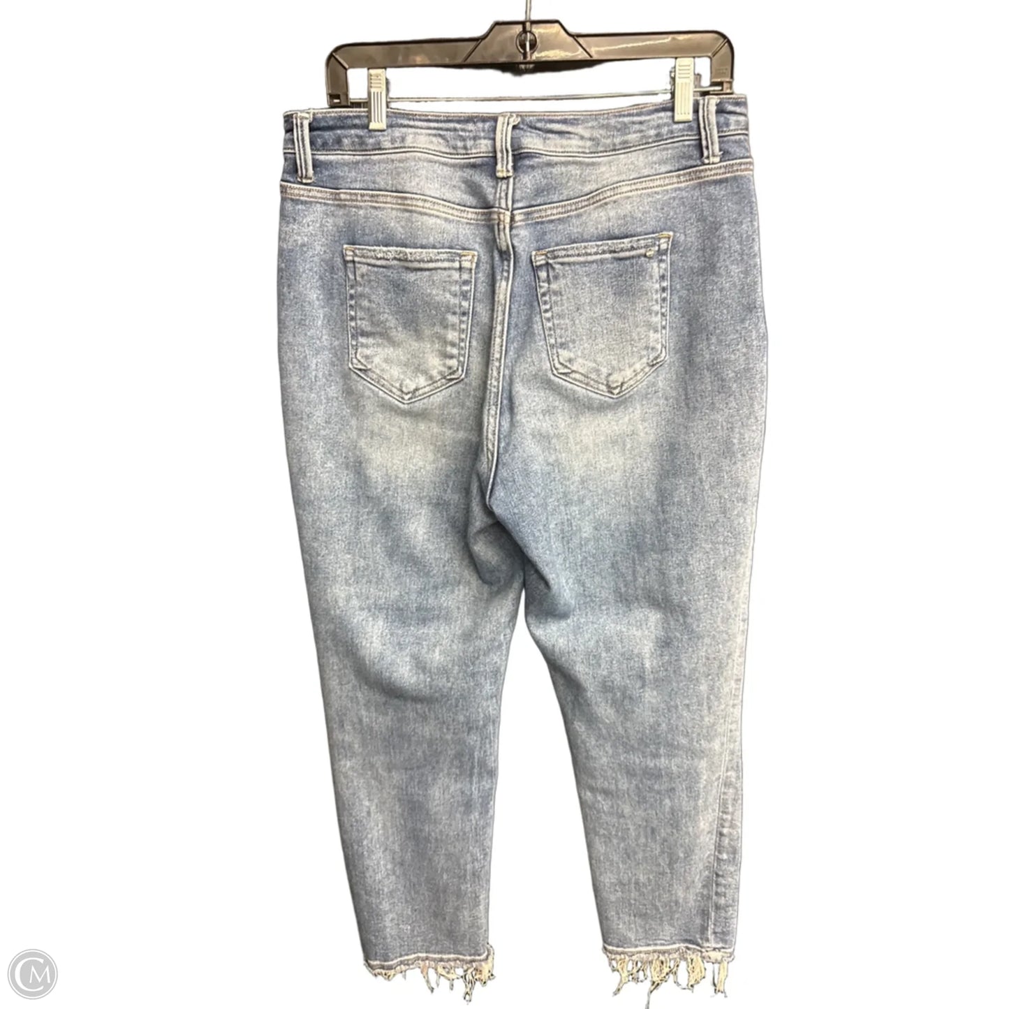 Jeans Cropped By Micas In Blue Denim, Size: 8