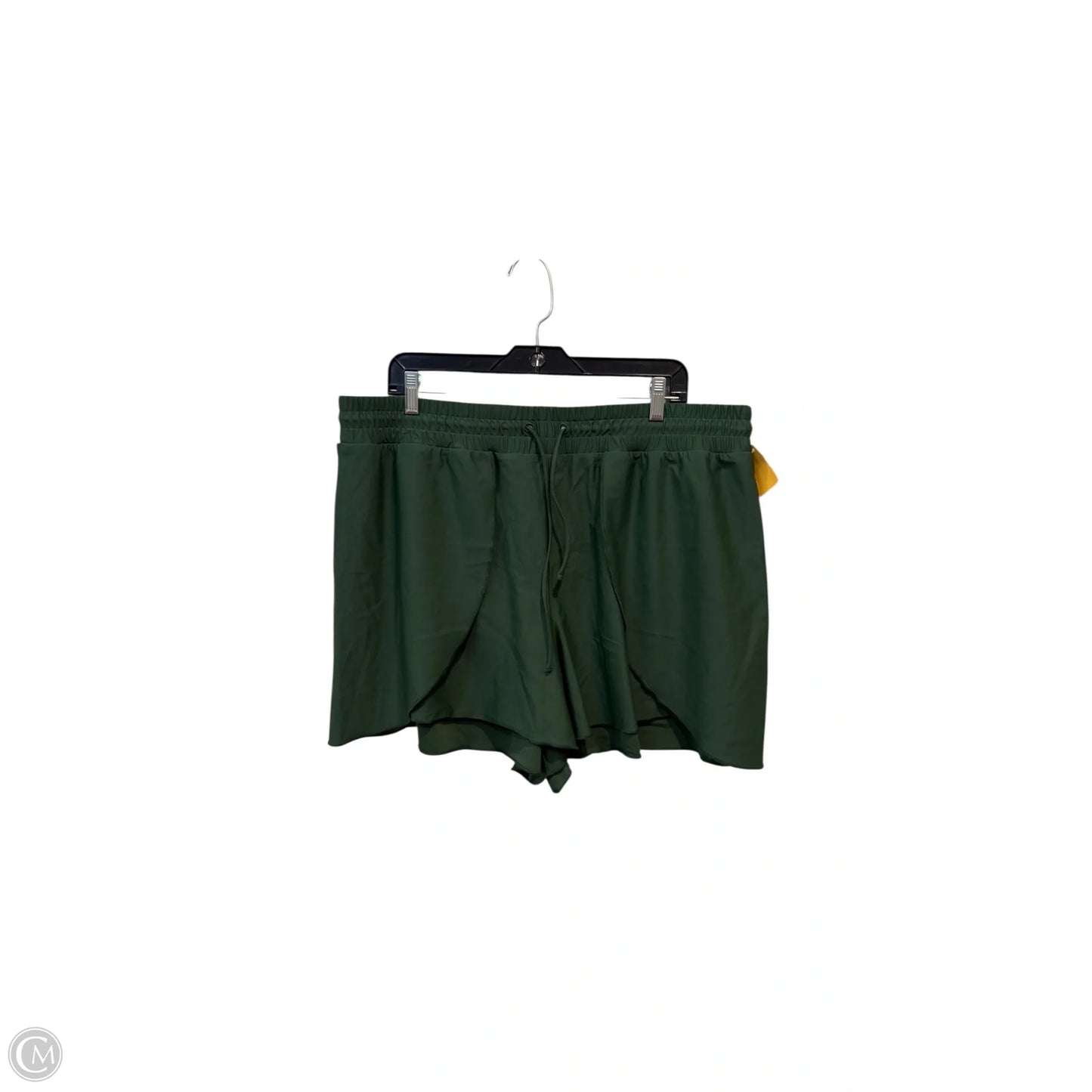 Athletic Shorts By Summersalt In Green, Size: 1x