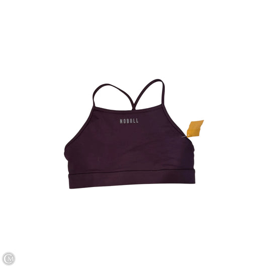 Athletic Bra By Nobull In Purple, Size: M