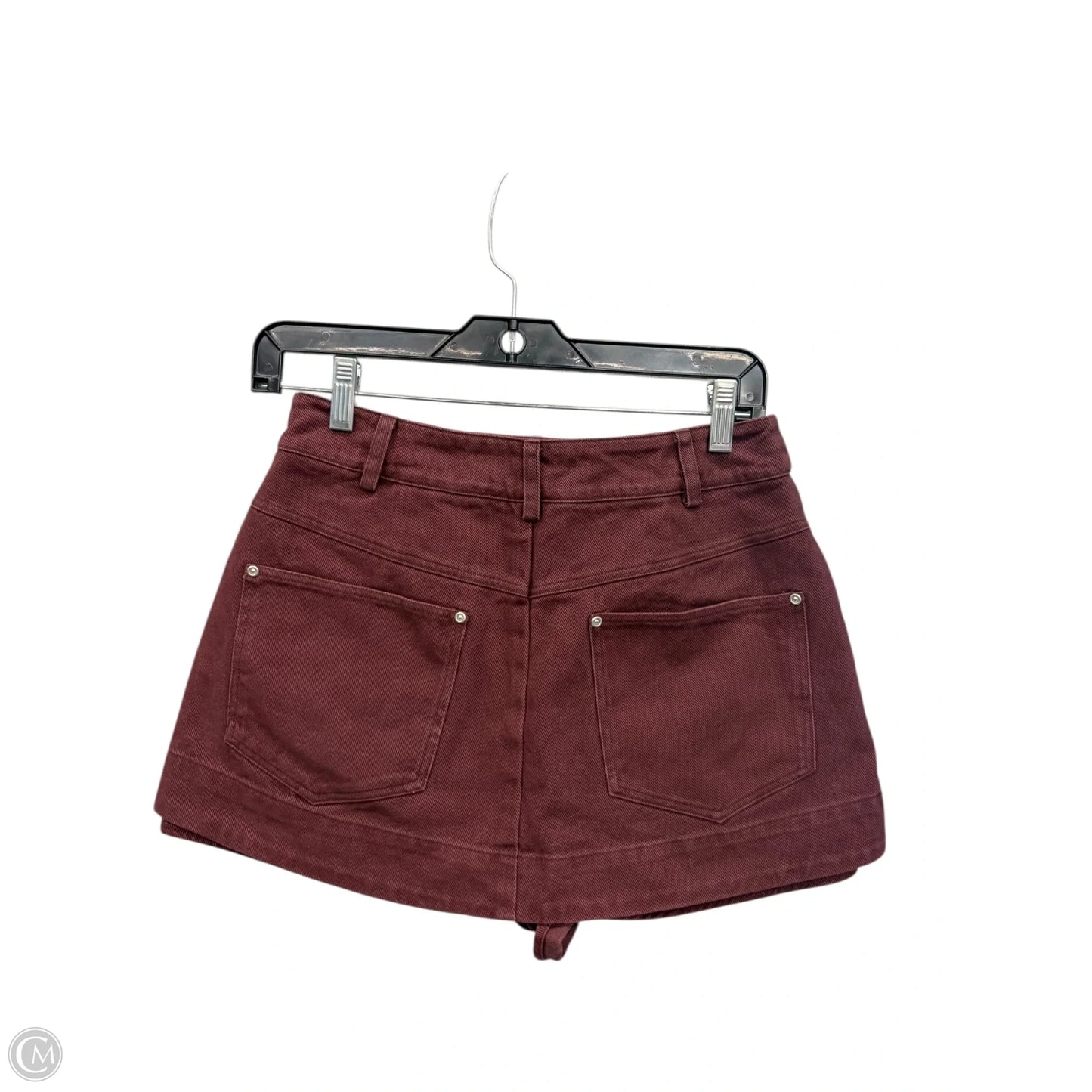Skort By Emory Park In Maroon, Size: S