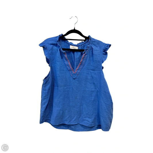 Top Sleeveless By Dear John In Blue, Size: L