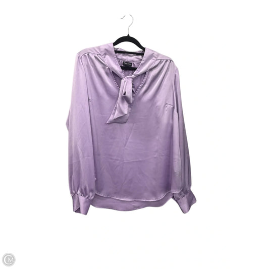 Top Long Sleeve By Torrid In Purple, Size: L
