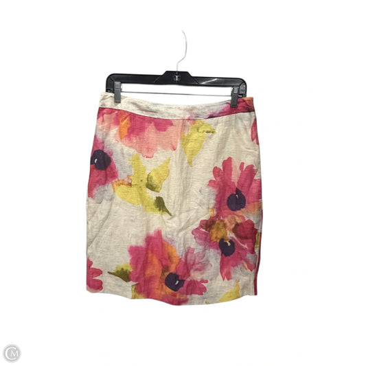Skirt Mini & Short By Loft In Floral Print, Size: 6