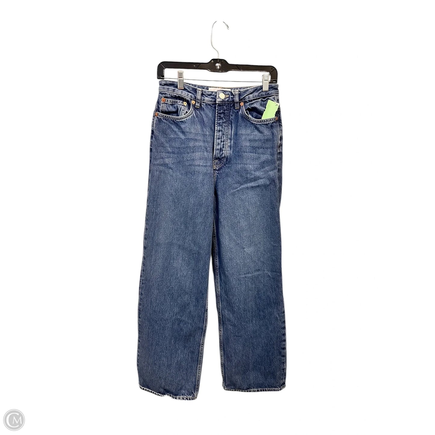 Jeans Wide Leg By Clothes Mentor In Blue Denim, Size: 4