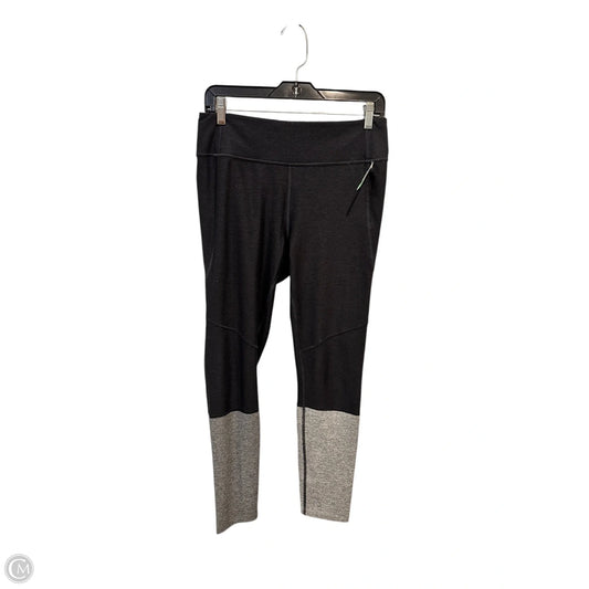 Athletic Leggings By Outdoor Voices In Black & Grey, Size: L