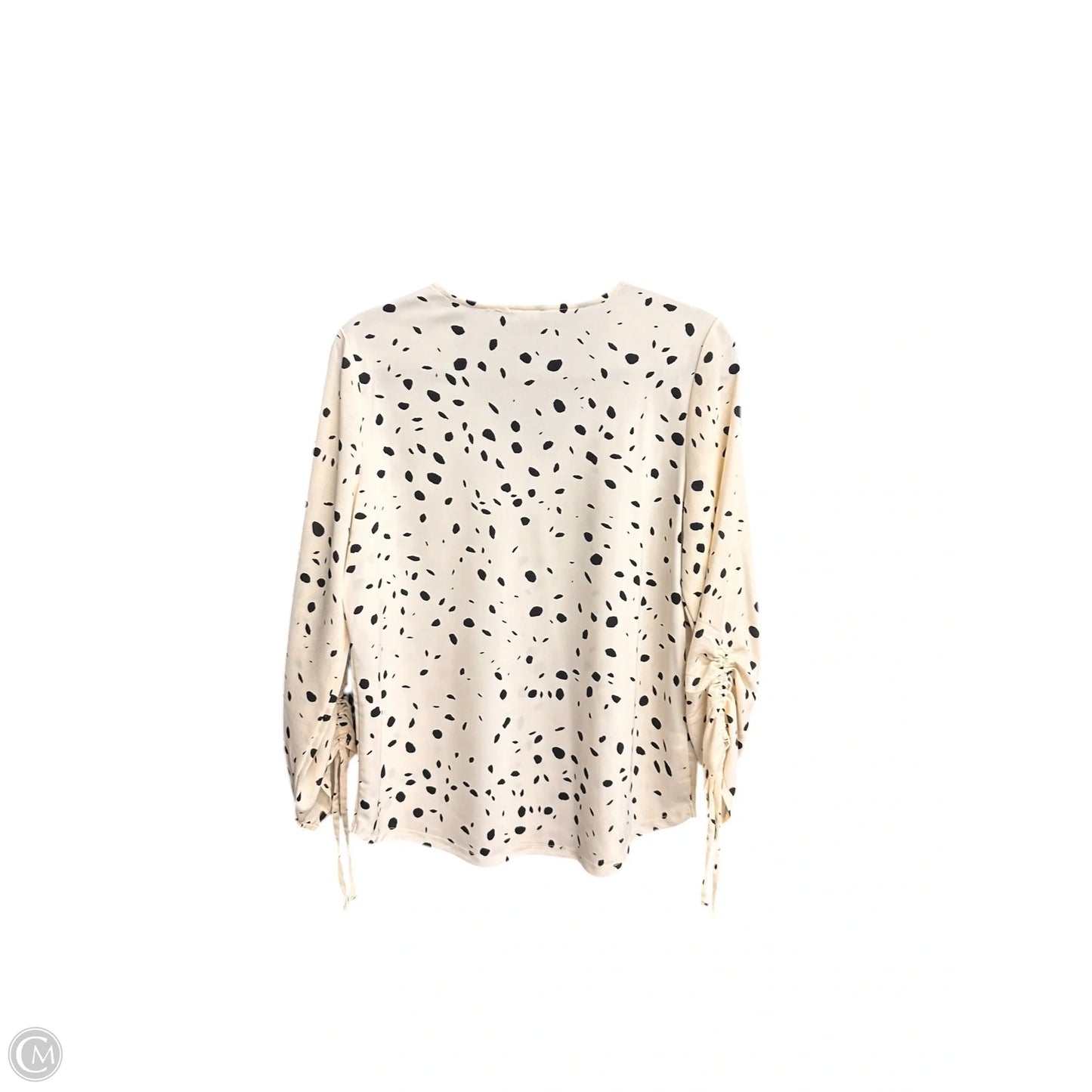 Top Long Sleeve By Ann Taylor In Animal Print, Size: M