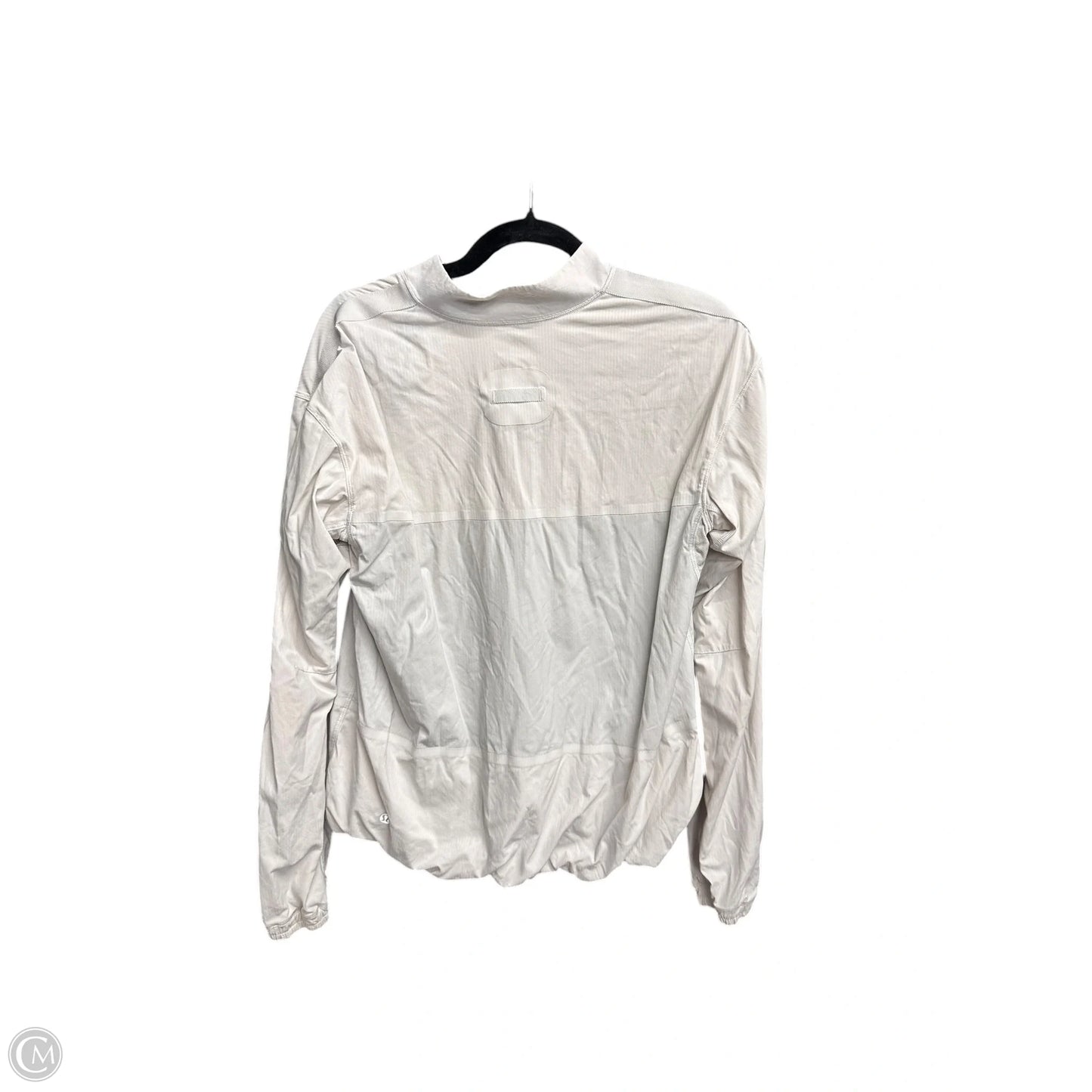 Athletic Jacket By Lululemon In White, Size: 8
