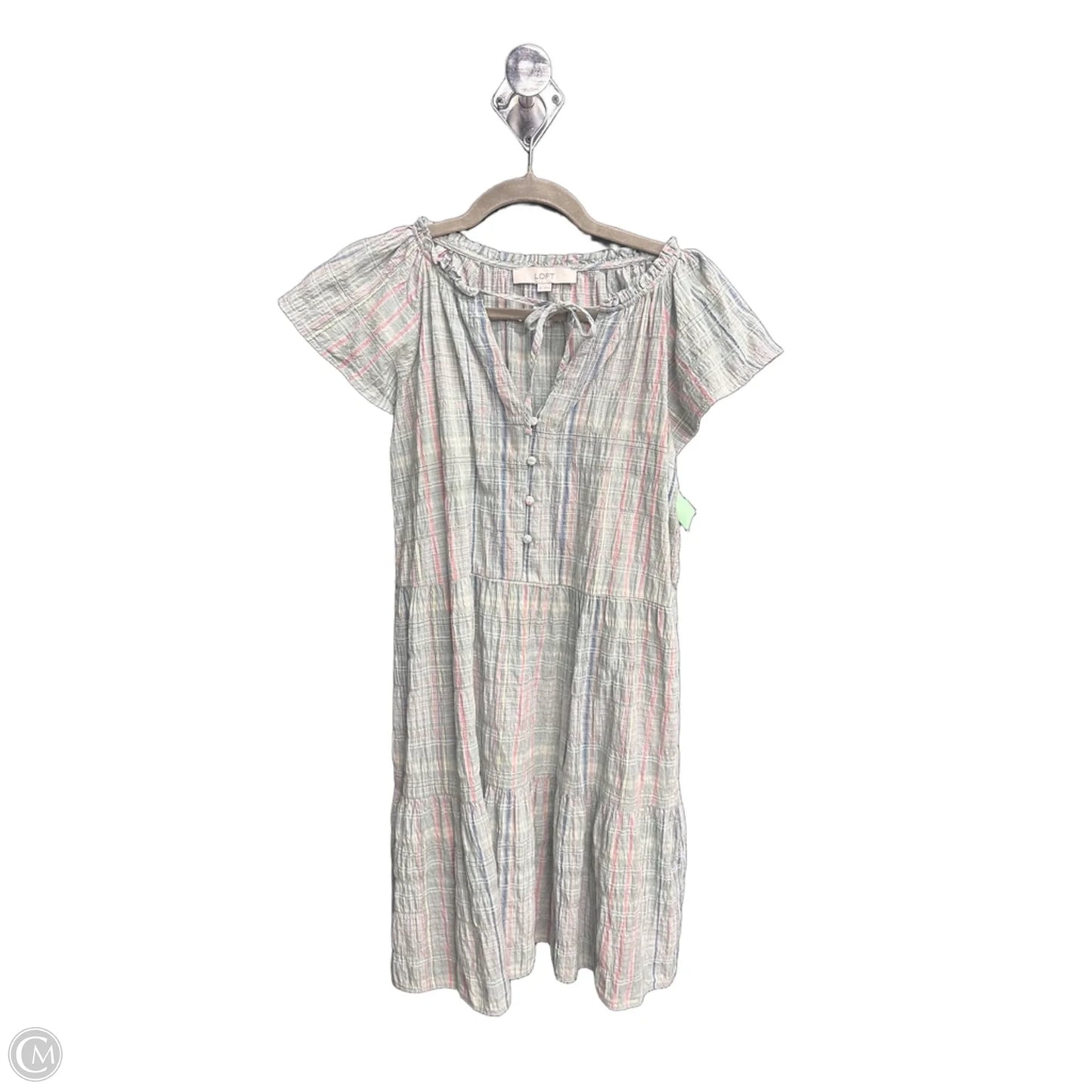 Dress Casual Short By Loft In Plaid Pattern, Size: Xs