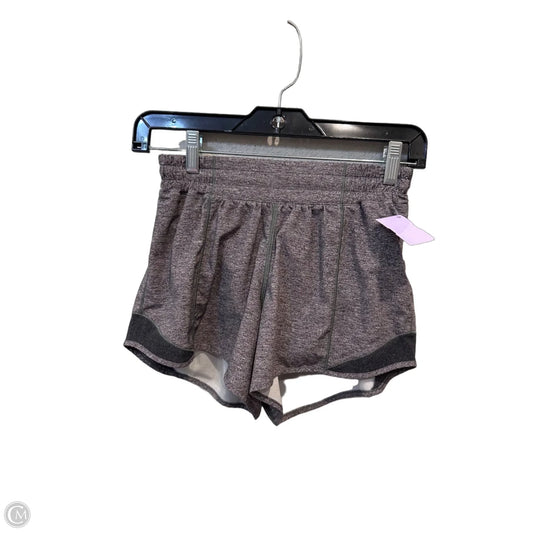 Athletic Shorts By Lululemon In Grey, Size: 4
